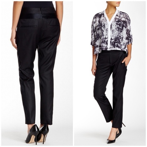 Helmut Lang Side Stripe Tuxedo Pants Size 6